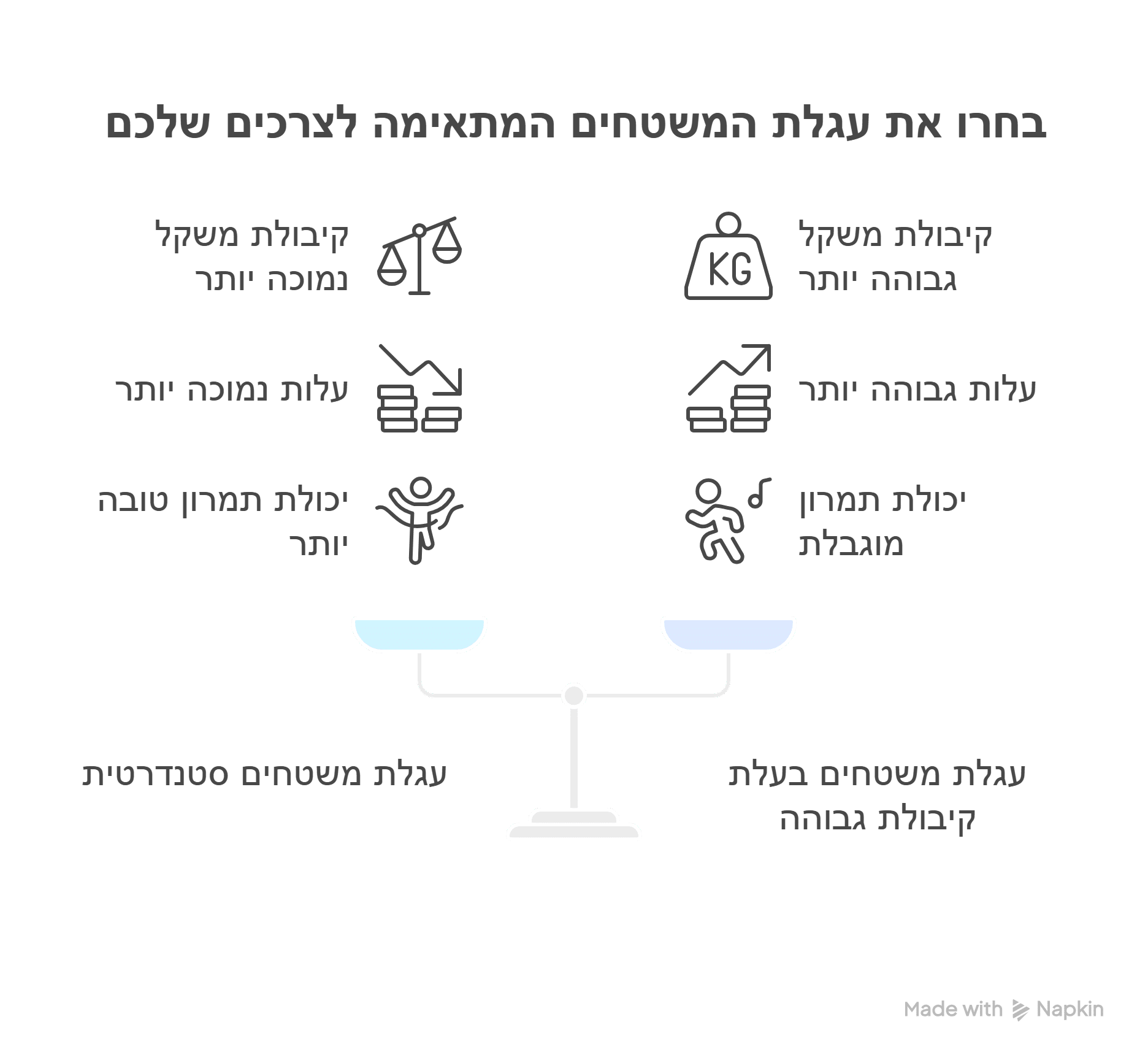 בחירת עגלת משטחים