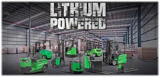 צי מלגזות ליתיום